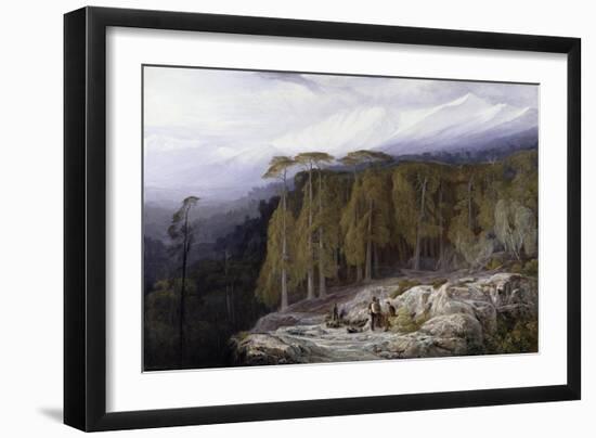 The Forest of Valdoniello, Corsica, 1869-Edward Lear-Framed Giclee Print