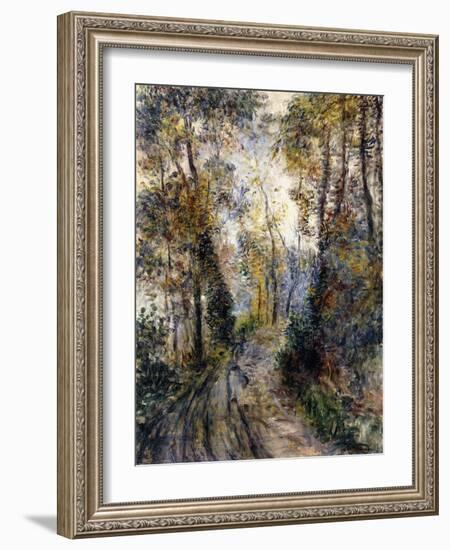 The Forest Path, 1871-Pierre-Auguste Renoir-Framed Premium Giclee Print