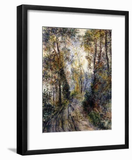 The Forest Path, 1871-Pierre-Auguste Renoir-Framed Premium Giclee Print