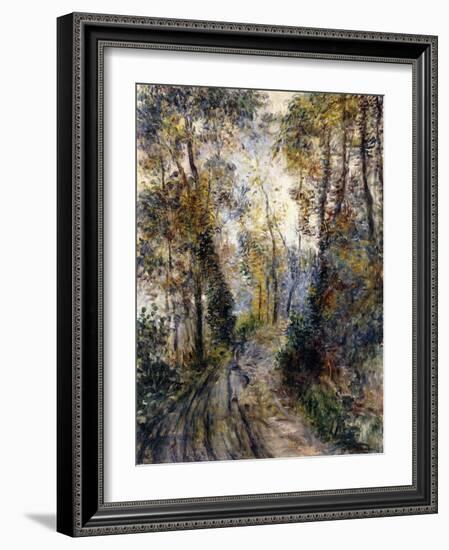 The Forest Path, 1871-Pierre-Auguste Renoir-Framed Premium Giclee Print