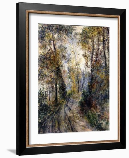 The Forest Path, 1871-Pierre-Auguste Renoir-Framed Giclee Print