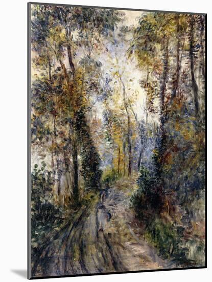 The Forest Path, 1871-Pierre-Auguste Renoir-Mounted Giclee Print