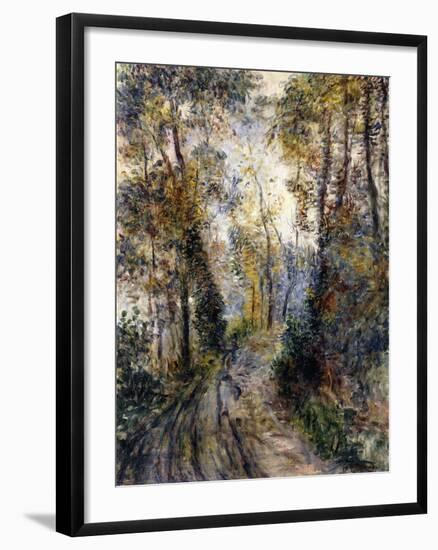 The Forest Path, 1871-Pierre-Auguste Renoir-Framed Giclee Print