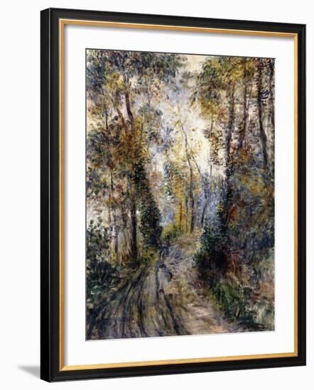 The Forest Path, 1871-Pierre-Auguste Renoir-Framed Giclee Print