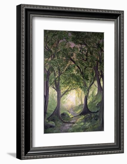 The Forest Path-EMELIEmaria-Framed Photographic Print