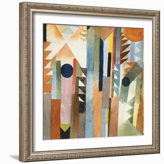 The Forest that Grew from the Seed-Paul Klee-Framed Premium Giclee Print