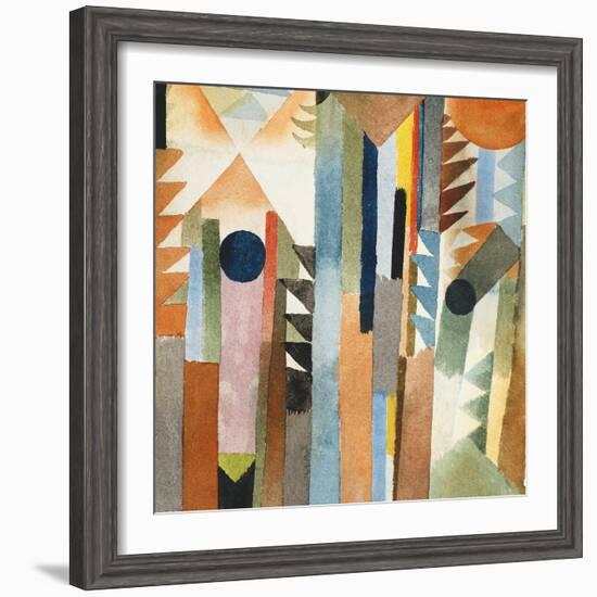 The Forest that Grew from the Seed-Paul Klee-Framed Premium Giclee Print