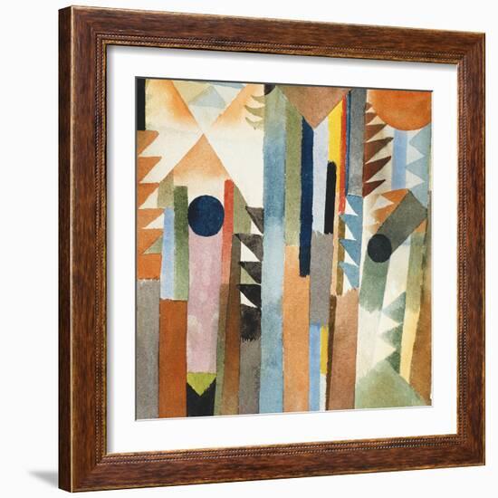 The Forest that Grew from the Seed-Paul Klee-Framed Premium Giclee Print