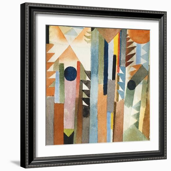 The Forest that Grew from the Seed-Paul Klee-Framed Giclee Print