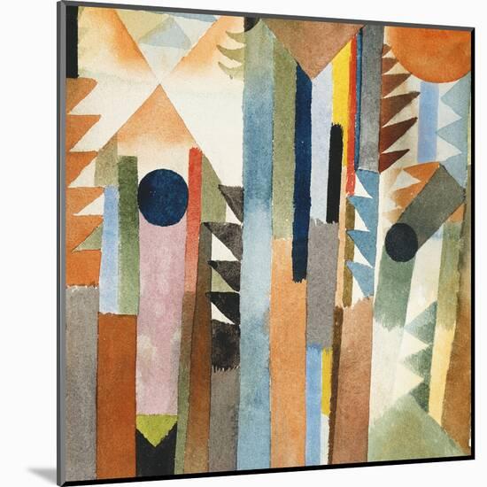 The Forest that Grew from the Seed-Paul Klee-Mounted Giclee Print