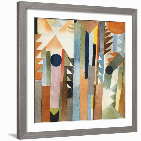 The Forest that Grew from the Seed-Paul Klee-Framed Giclee Print