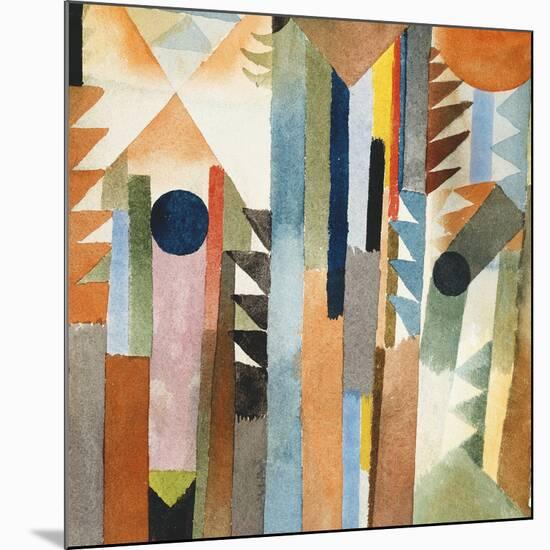 The Forest that Grew from the Seed-Paul Klee-Mounted Giclee Print