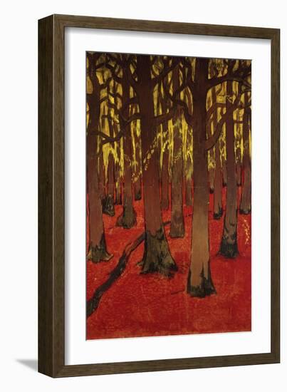 The Forest with Red Earth, C. 1891-Georges Lacombe-Framed Giclee Print