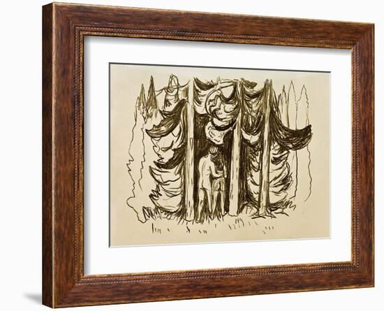 The Forest-Edvard Munch-Framed Giclee Print