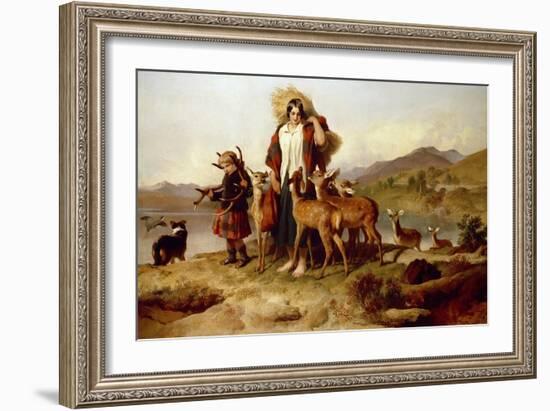 The Forester's Family-Edwin Henry Landseer-Framed Giclee Print