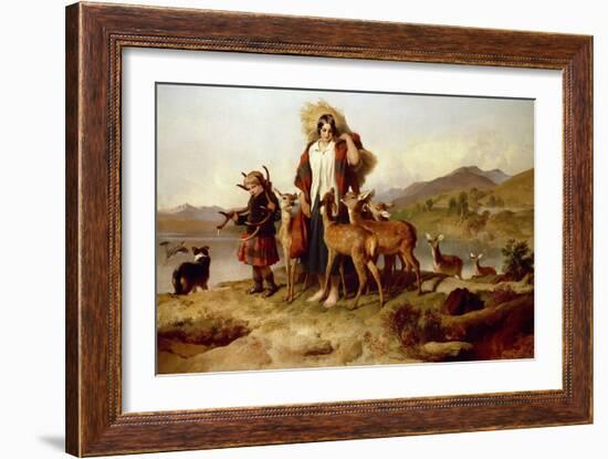 The Forester's Family-Edwin Henry Landseer-Framed Giclee Print