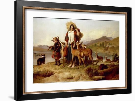 The Forester's Family-Edwin Henry Landseer-Framed Giclee Print