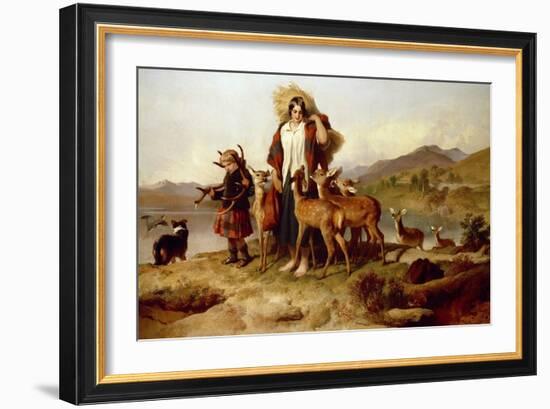 The Forester's Family-Edwin Henry Landseer-Framed Giclee Print