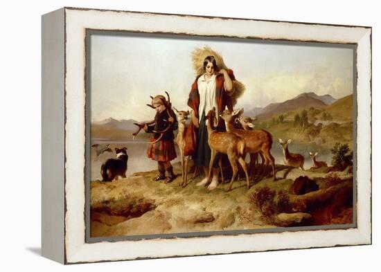 The Forester's Family-Edwin Henry Landseer-Framed Premier Image Canvas