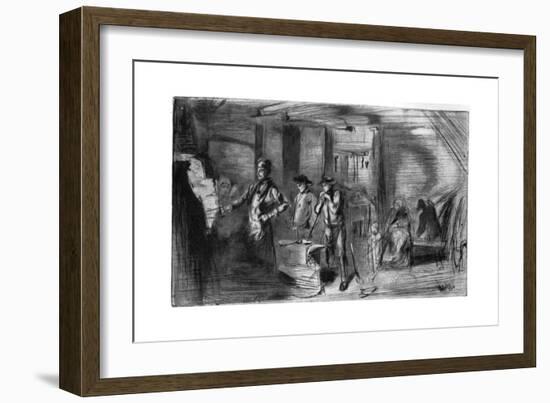 The Forge, C1860-James Abbott McNeill Whistler-Framed Giclee Print