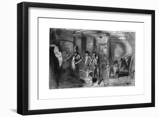 The Forge, C1860-James Abbott McNeill Whistler-Framed Giclee Print