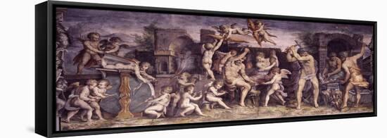 The Forge of Vulcan, 1556-1557-Giorgio Vasari-Framed Premier Image Canvas