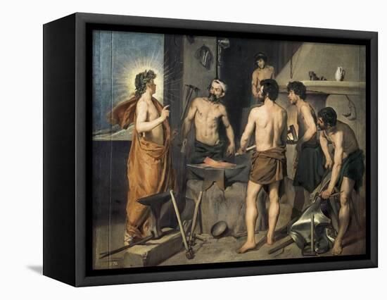 The Forge of Vulcan-Diego Velazquez-Framed Stretched Canvas