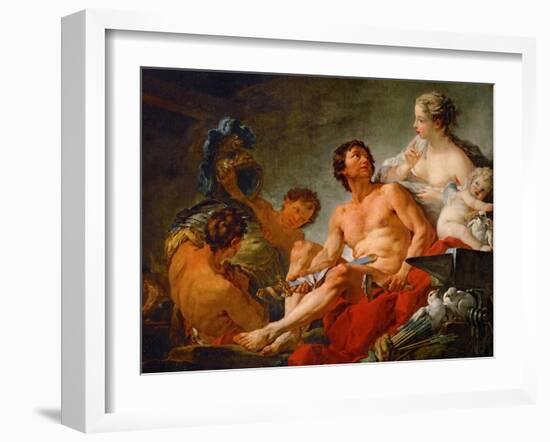 The Forge of Vulcan-François Boucher-Framed Giclee Print