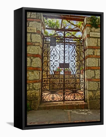 The Forged Garden Gate-Markus Bleichner-Framed Stretched Canvas