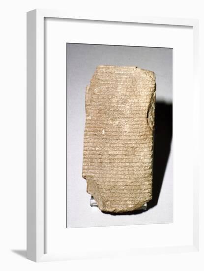 The forlorn scholar. This petition, in the form of a letter to the king Ashurbanipal-Urad-Gula-Framed Giclee Print
