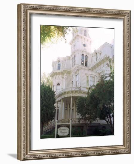 The Former California Governors Mansion Seen in Downtown Sacramento, California-Rich Pedroncelli-Framed Photographic Print