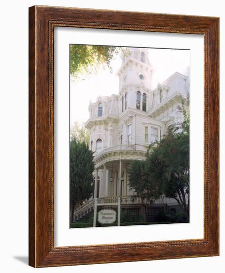 The Former California Governors Mansion Seen in Downtown Sacramento, California-Rich Pedroncelli-Framed Photographic Print