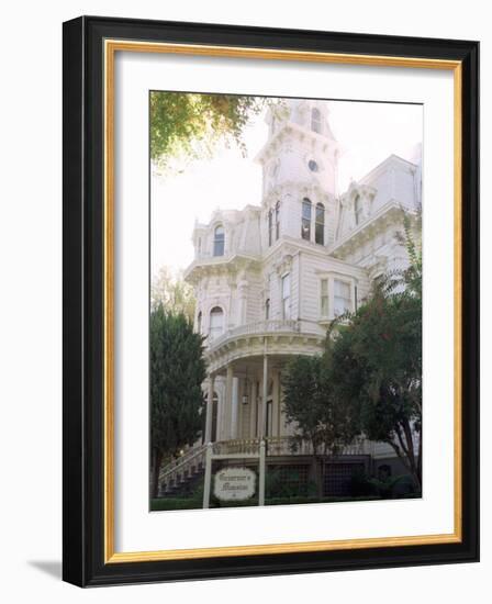 The Former California Governors Mansion Seen in Downtown Sacramento, California-Rich Pedroncelli-Framed Photographic Print