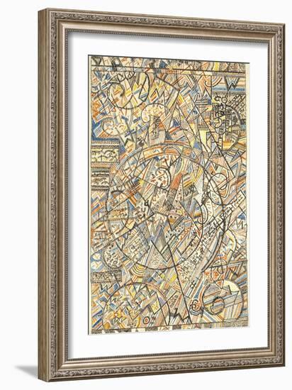 The Formula of the Universe, 1920-1922-Pavel Nikolayevich Filonov-Framed Giclee Print