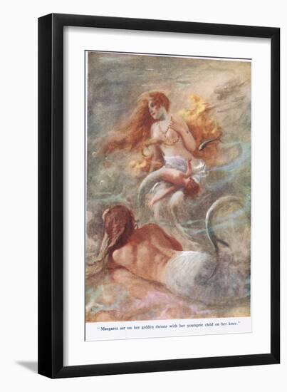 The Forsaken Merman, Illustration from 'Stories from the Poets'-Arthur C. Michael-Framed Giclee Print