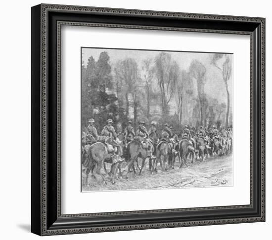 The Fort Garry's on the March-Sir Alfred Munnings-Framed Premium Giclee Print