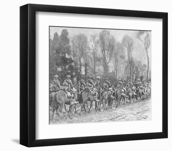 The Fort Garry's on the March-Sir Alfred Munnings-Framed Premium Giclee Print