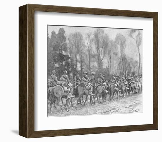 The Fort Garry's on the March-Sir Alfred Munnings-Framed Premium Giclee Print