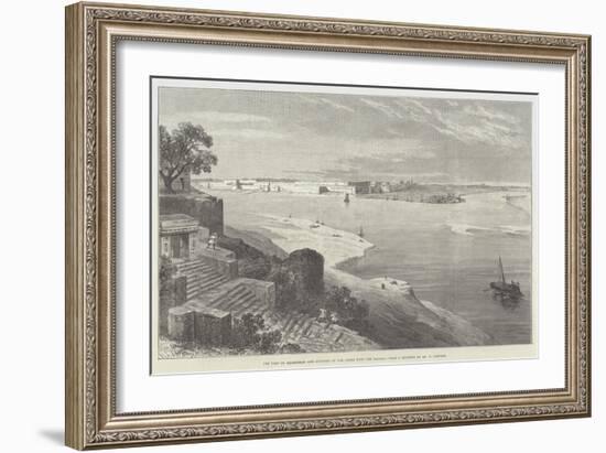 The Fort of Allahabad, and Junction of the Jumna with the Ganges-William 'Crimea' Simpson-Framed Giclee Print