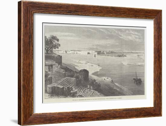 The Fort of Allahabad, and Junction of the Jumna with the Ganges-William 'Crimea' Simpson-Framed Giclee Print