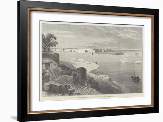 The Fort of Allahabad, and Junction of the Jumna with the Ganges-William 'Crimea' Simpson-Framed Giclee Print