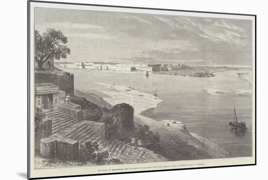The Fort of Allahabad, and Junction of the Jumna with the Ganges-William 'Crimea' Simpson-Mounted Giclee Print