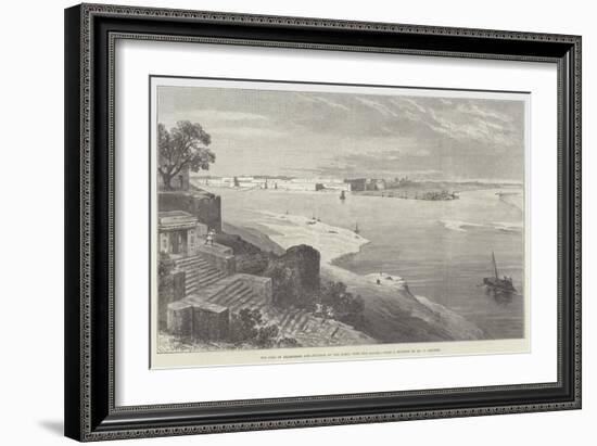 The Fort of Allahabad, and Junction of the Jumna with the Ganges-William 'Crimea' Simpson-Framed Giclee Print