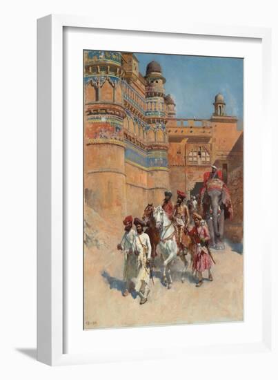 The Fort of Gwalior, Madhya Pradesh-Edwin Lord Weeks-Framed Giclee Print