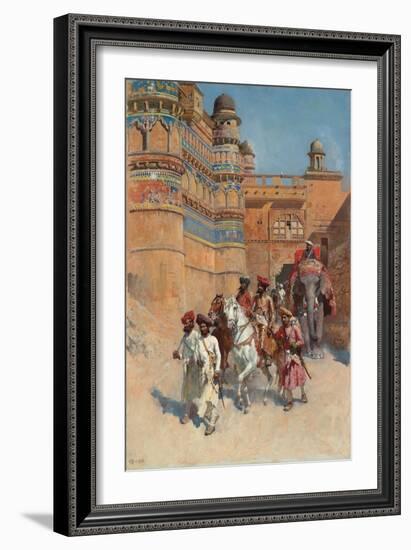 The Fort of Gwalior, Madhya Pradesh-Edwin Lord Weeks-Framed Giclee Print