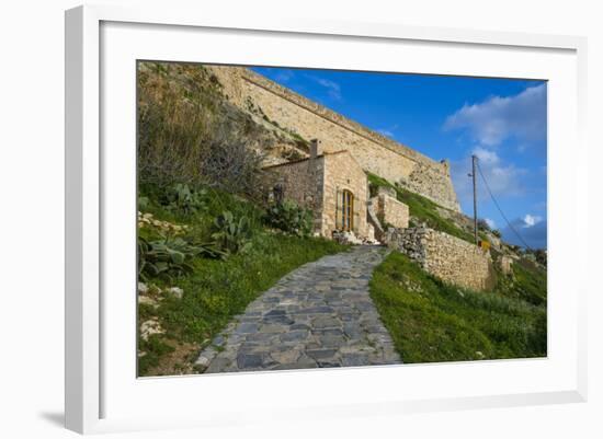 The Fortezza, Fortress in Rethymno, Crete, Greek Islands, Greece, Europe-Michael Runkel-Framed Photographic Print