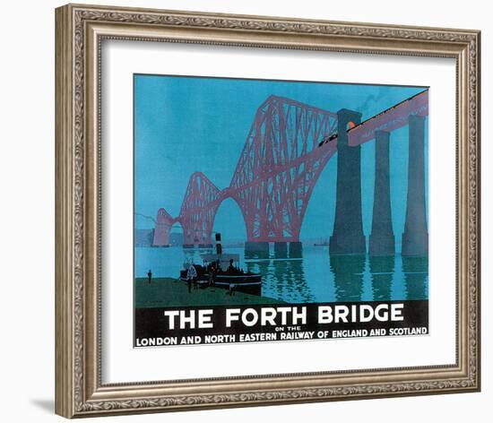 The Forth Bridge-null-Framed Art Print