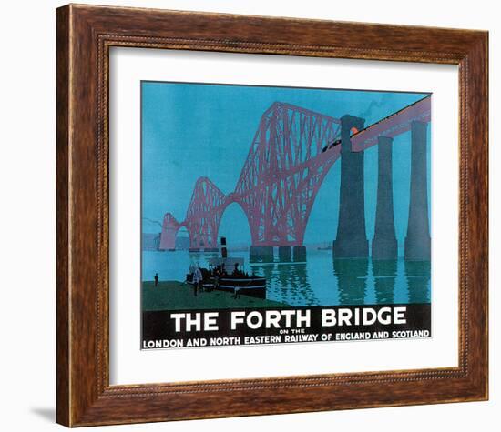 The Forth Bridge-null-Framed Art Print