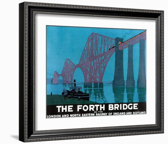 The Forth Bridge-null-Framed Art Print