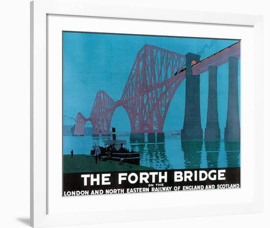 The Forth Bridge-null-Framed Art Print